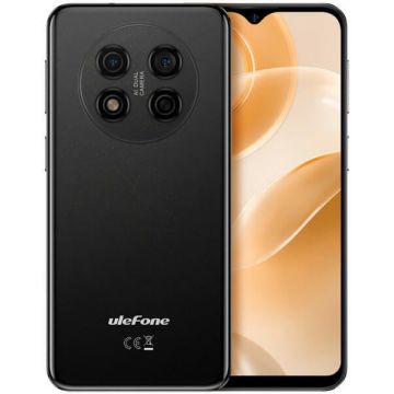 Telefon Mobil Ulefone Note 15, Negru, 3G, Ecran 6.22   HD+, 2GB RAM, 32GB ROM, Camera 8MP, Baterie 4000mAh, Android 12 Go, Face Unlock, Dual SIM