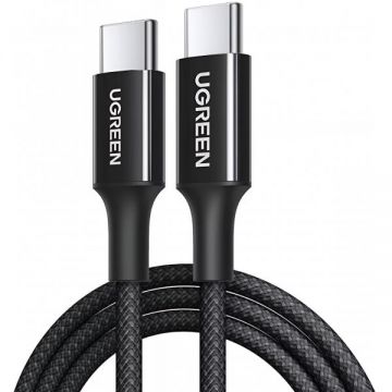 Ugreen Cablu Date si Incarcare USB-C - USB-C UGREEN L501, 60W, 2m, Negru