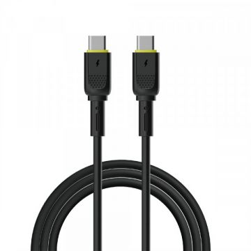 WIWU Cablu Date si Incarcare USB-C - USB-C WiWu Wi-C034, 60W, 1.2m, Negru