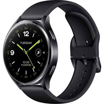 Xiaomi Smartwatch Xiaomi Watch 2, AMOLED, 1.43 inch, Wear OS, Negru