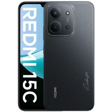 Xiaomi Telefon mobil Xiaomi Redmi 15C, 6.9 inch, Dual SIM, 5G, 4GB RAM, 128GB, Negru