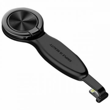 XO&nbsp;Design Adaptor Audio Lightning - 2 x Lightning XO Design NB133, Negru