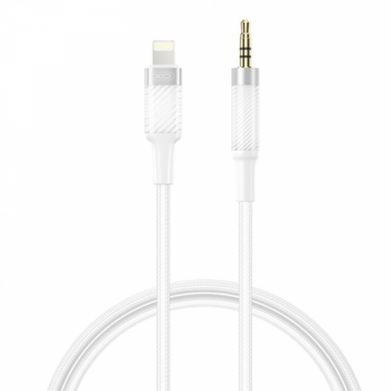 XO&nbsp;Design Cablu Audio Lightning - 3.5mm XO Design NB-R279A, 1m, Alb