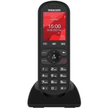 Maxcom Telefon DECT cu SIM Maxcom MM 39D, 1000 mAh, 176 x 220 pixeli, 4G, Negru