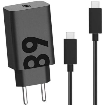 Motorola Incarcator retea Motorola PG38C06281, TurboPower 68W, port USB Type-C, inclus cablu USB Type-C (6.5A), Negru