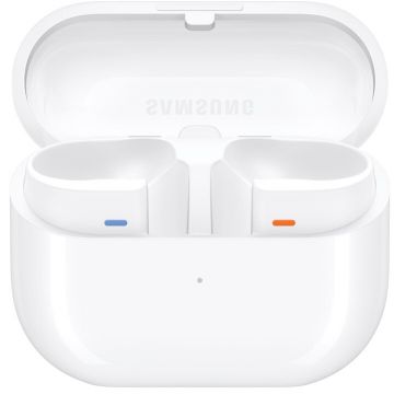 Samsung Carcasa de incarcare Samsung pentru casti Samsung Galaxy Buds3 Pro, USB-C, suport incarcare wireless (Qi), Alb