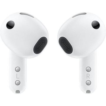 Samsung Casti True Wireless In-Ear Samsung Galaxy Buds 4, Bluetooth 6.1, ANC, Galaxy AI, 6 Microfoane, Auracast, Swipe Control, Alb Samsung Casti True Wireless In-Ear Samsung Galaxy Buds 4, Bluetooth 6.1, ANC, Galaxy AI, 6 Microfoane, Auracast, Swipe Control, Alb