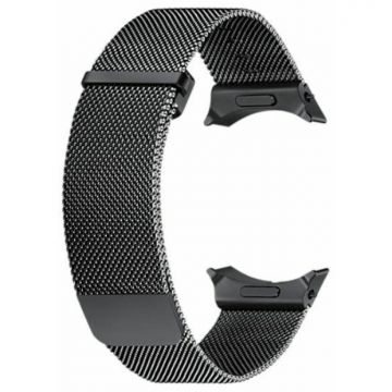 Samsung Curea otel inoxidabil Samsung Milanese Band pentru Galaxy Watch 7 / 44 mm, latime 22 mm, marime M/L, Negru