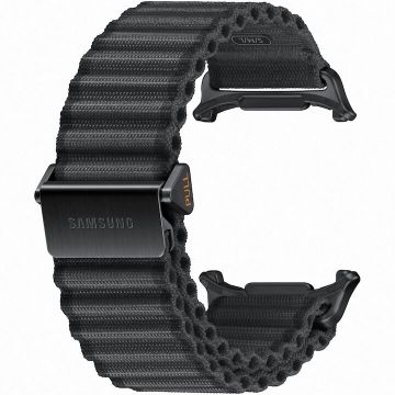 Samsung Curea Smartwatch Samsung Trail Band, pentru Galaxy Watch Ultra, marime reglabila S/M/L, Gri inchis