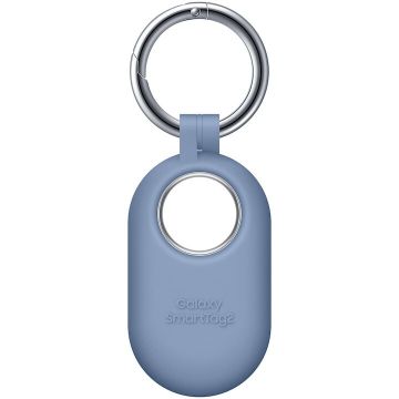 Samsung Husa protectie cu breloc Samsung, pentru Galaxy SmartTag2, silicon, Albastru