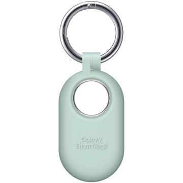 Samsung Husa protectie cu breloc Samsung, pentru Galaxy SmartTag2, silicon, Verde Menta