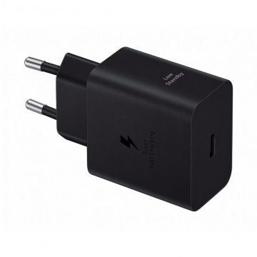 Samsung Incarcator retea Samsung EP-T4511NBEGEU, Super Fast Charger 45W, port USB Type-C, fara cablu, Negru