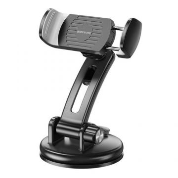 Suport Auto Borofone BH62 Bora Black, prindere de bord sau parbriz
