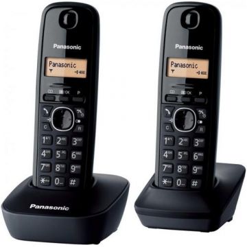 Telefon Fix Twin Panasonic KX-TG1612FXH (Negru)
