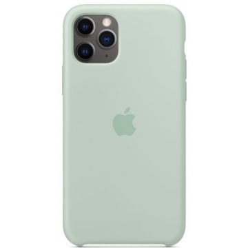 Husa de protectie Apple Silicone pentru iPhone 11 Pro, Beryl