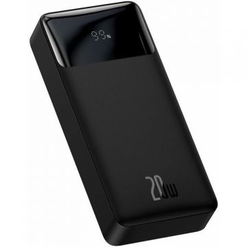 Power Bank Bipow Digital Display, 20000mAh, PowerDelivery 20W, 2 x USB; 1 x USB Type-C, 1 x Micro USB, total 3A, black Power Bank Bipow Digital Display, 20000mAh, PowerDelivery 20W, 2 x USB; 1 x USB Type-C, 1 x Micro USB, total 3A, black