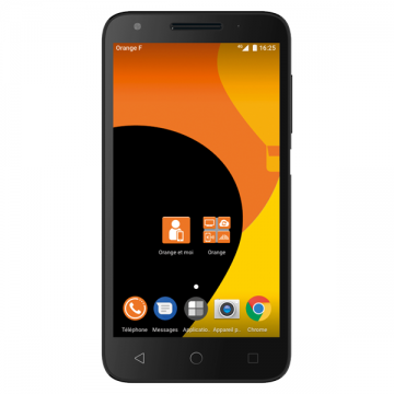 Smartphone Orange Rise 52 5inch 4G Quad-Core 1GB RAM 8GB Black