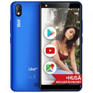 Telefon mobil iHunt Like Hi 5 16GB 5.0-inch Camera 8MP Quad-Core 2000mAh Dual SIM Android GO Blue