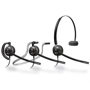 Casca Call-Center Poly EncorePro HW540, noise-canceling (Negru)