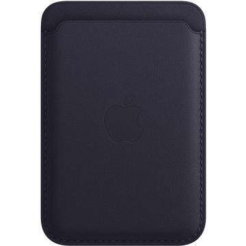 Husa de protectie Apple Leather Wallet with MagSafe, Ink