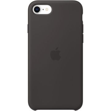 Husa de protectie Apple pentru iPhone SE 2, Silicon, Black