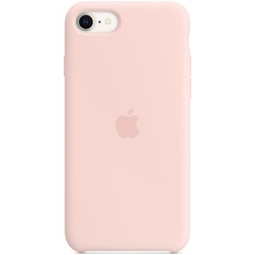 Husa de protectie Apple Silicone Case pentru iPhone SE 3, Chalk Pink