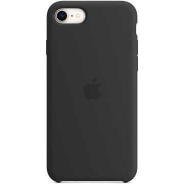 Husa de protectie Apple Silicone Case pentru iPhone SE 3, Midnight