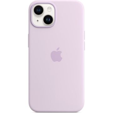 Husa de protectie Apple Silicone Case with MagSafe pentru iPhone 14, Lilac