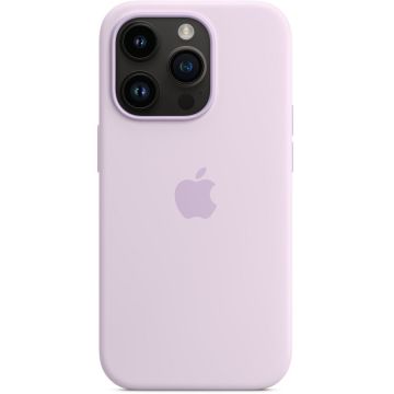 Husa de protectie Apple Silicone Case with MagSafe pentru iPhone 14 Pro, Lilac