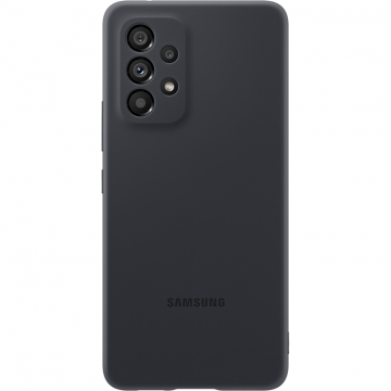 Husa telefon Galaxy A53 5G, Silicone Cover, Black