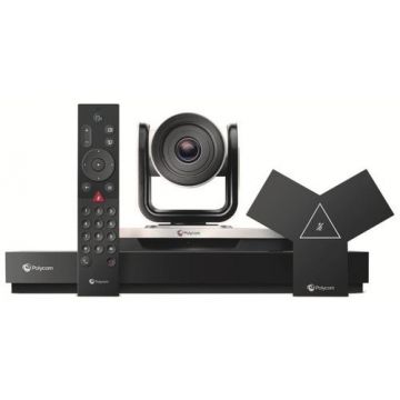 Pachet video conferinta Poly G7500 EE IV x12, Bluetooth, Wireless (Negru)