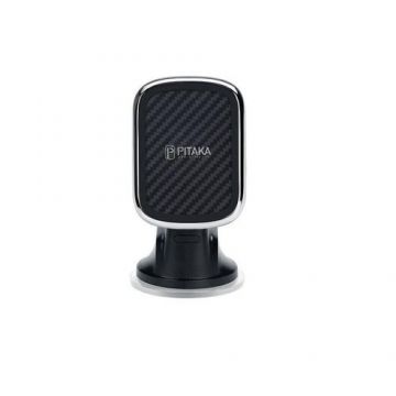 Suport auto PITAKA MagMount Qi Wireless Dashboard Mount Black