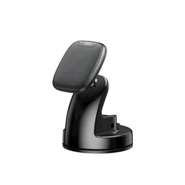 Suport auto XO C98B Magntic Suction Base Dashboard / Windshield Mount, rotire 360 grade, Negru