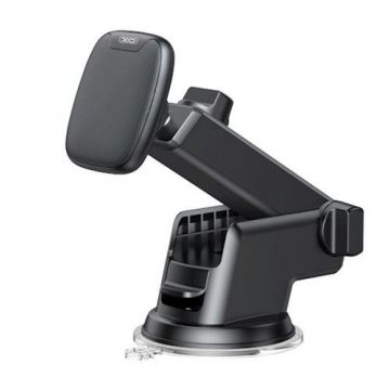 Suport auto XO C98C Magntic Suction Base Dashboard / Windshield Mount, rotire 360 grade, Negru