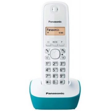 Telefon Fix Panasonic KX-TG1611FXC (Alb/Blue)