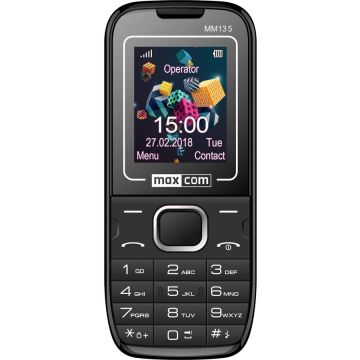 Telefon mobil Maxcom Classic MM135, Dual SIM, Black/Blue Telefon mobil Maxcom Classic MM135, Dual SIM, Black/Blue