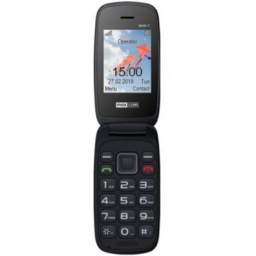 Telefon mobil MaxCom Comfort MM817, Dual SIM, 2G, Black