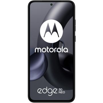 Telefon mobil Motorola Edge 30 Neo, Dual SIM, 128GB, 8GB RAM, 5G, Onyx Black