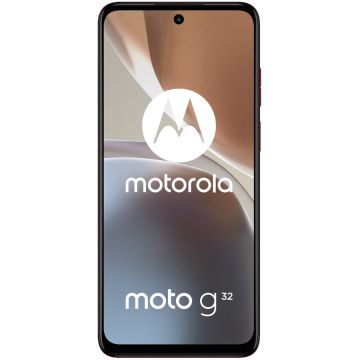 Telefon mobil Motorola Moto g32, Dual SIM, 128GB, 6GB RAM, 4G, Satin Maroon