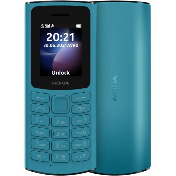 Telefon mobil Nokia 105, Dual SIM, 4G, Blue