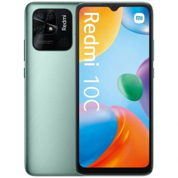 Telefon Mobil Xiaomi Redmi 10C, Procesor Octa-Core 2.4GHz, IPS LCD Capacitive touchscreen 6.71inch, 3GB RAM, 64GB Flash, Camera Tripla 50+2+5MP, 4G, Wi-Fi, Dual SIM, Android (Verde)