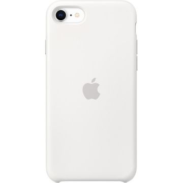 Husa de protectie Apple pentru iPhone SE 2, Silicon, White