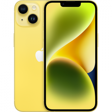 Telefon mobil Apple iPhone 14, 128GB, 5G, Yellow