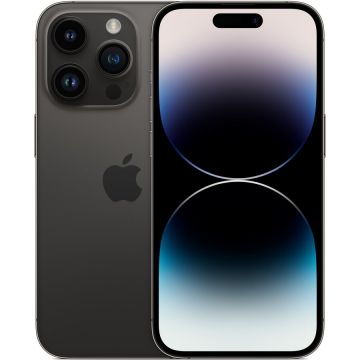 Telefon mobil Apple iPhone 14 Pro, 512GB, 5G, Space Black Telefon mobil Apple iPhone 14 Pro, 512GB, 5G, Space Black