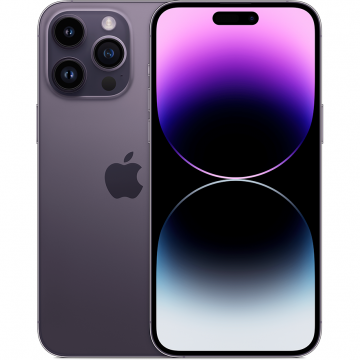 Telefon mobil Apple iPhone 14 Pro Max, 128GB, 5G, Deep Purple