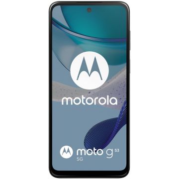 Telefon mobil Motorola Moto g53, 128GB, 4GB RAM, 5G, Arctic Silver