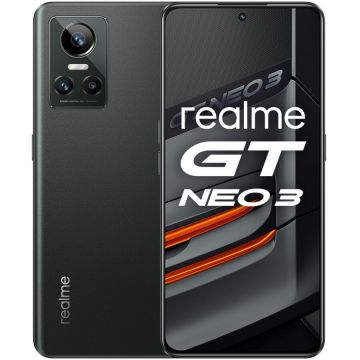 Telefon mobil Realme GT NEO 3, Dual Sim, 12GB RAM, 256GB, 5G, Asphalt Black