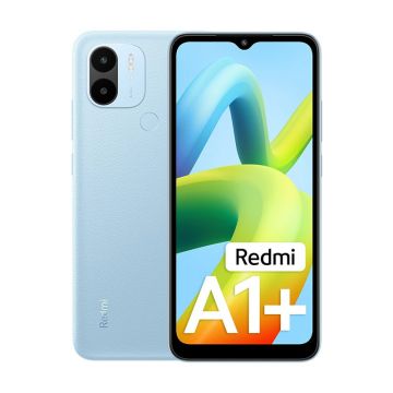 Telefon Redmi A1+, 2GB RAM, 32GB, Light Blue, Dual Sim, Camera Dubla 8 MP, procesor Mediatek MT6761 Helio A22
