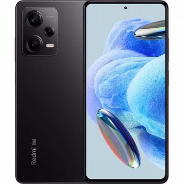 Telefon Redmi Note 12 Pro 5G, 6GB RAM, 128GB, Midnight Black, Dual Sim, Camera Tripla 50 MP, procesor Mediatek MT6877V Dimensity