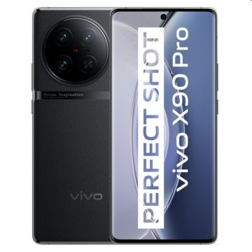 Telefon Vivo X90 Pro 5G, 12GB RAM, 256GB, Legendary Black, Dual Sim, Camera Tripla: 50 MP, procesor Mediatek Dimensity 9200